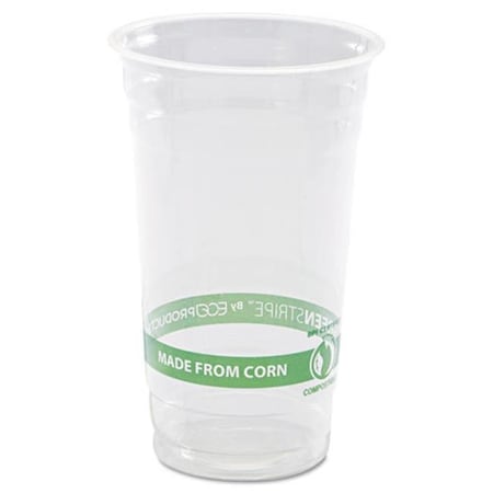 Eco-Products Eco-Products; Inc. EPCC24GS GreenStripe PLA Cold Cups; 24oz; Clear; 1000/Carton EPCC24GS